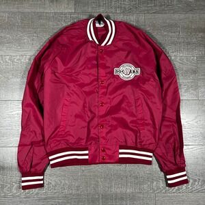Vintage 1989 Chalk Line Oklahoma Sooners Varsity Jacket Mens Large Crimson Red